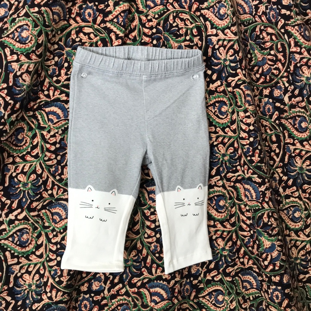 CUTEST LIL KITTY PANTS 3-6 months